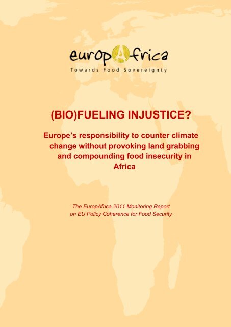 (Bio)Fueling Injustice? - Europafrica