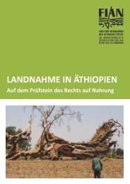 LANDNAHME IN ÄTHIOPIEN - FIAN Österreich