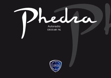 530.03.681NL Phedra Radio - Fiat-Service