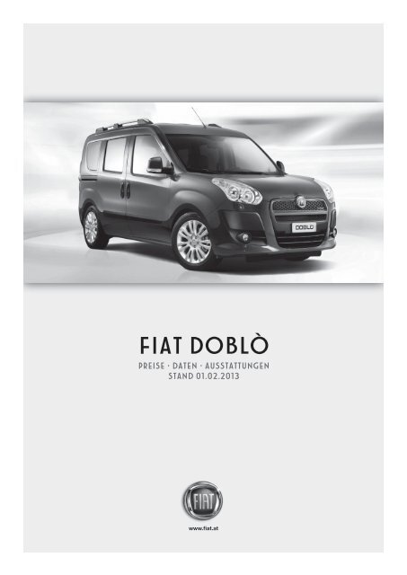 Preisliste Fiat Doblò - Fiatpress.at