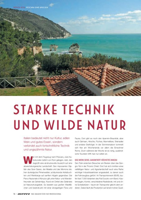 DOMANI - Das Magazin von FIAT Professional | Ausgabe 02/2012