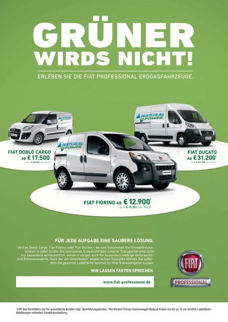 DOMANI - Das Magazin von FIAT Professional | Ausgabe 02/2012