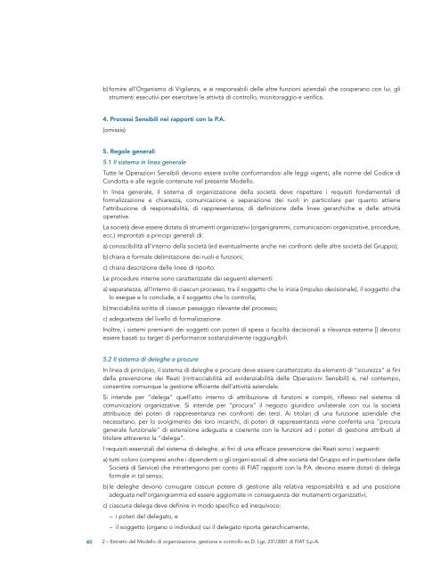 Relazione sulla Corporate Governance (Marzo 2006) - Fiat SpA