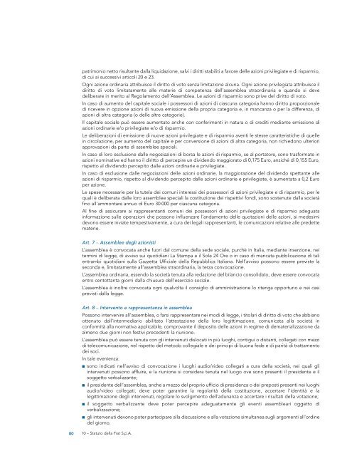 Relazione sulla Corporate Governance (Marzo 2006) - Fiat SpA