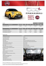 Fiat 500L Trekking - Fiat Automobili Srbija
