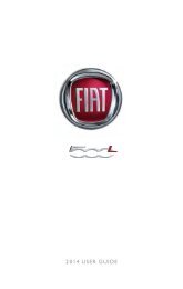 2014 FIAT 500L User's Guide