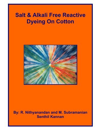 Salt & Alkali Free Reactive Dyeing On Cotton - Fibre2fashion