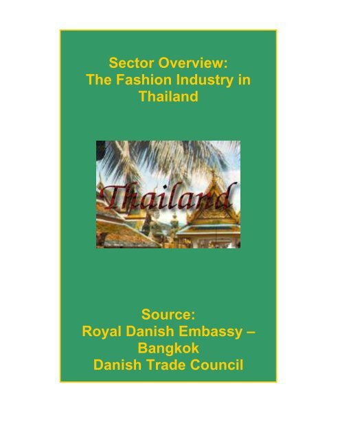 Bangkok Danish Trade Council - Fibre2fashion