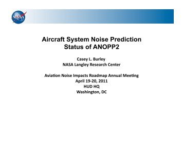 Aircraft System Noise Prediction Status of ANOPP2 - FICAN