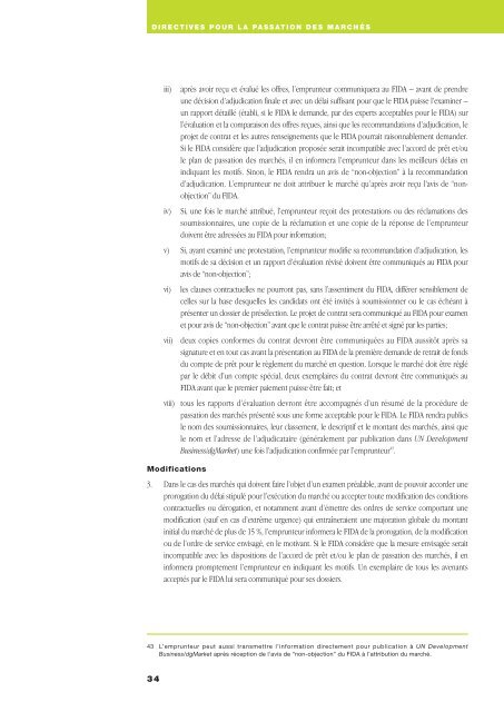 Directives du FIDA pour la passation marchés - FIDAfrique