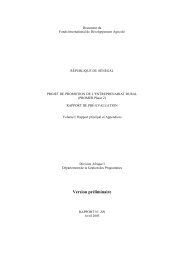 Rapport de préévaluation du PROMER II - FIDAfrique