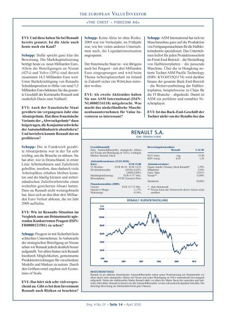 Contrarian mit Ecken und Kanten - Fidecum AG