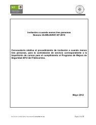 Invitación a cuando menos tres personas Número IA ... - Fidena