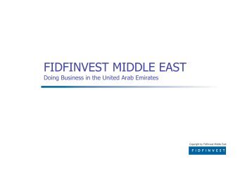 FIDFINVEST MIDDLE EAST - Fidfinvest Treuhand, Zug