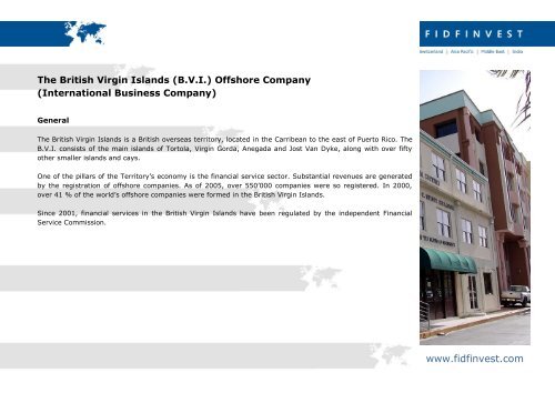 The British Virgin Islands (BVI) Offshore Company