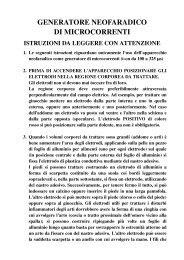 generatore neofaradico di microcorrenti - Fieldsforlife.org