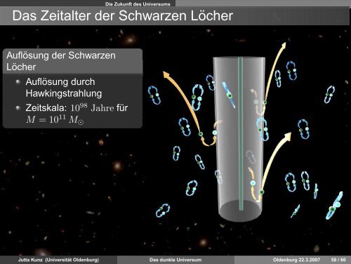 Das dunkle Universum - Field Theory - Universität Oldenburg