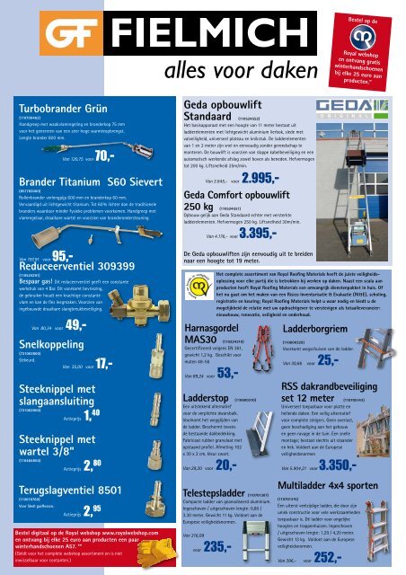 Geda opbouwlift Standaard (110524552) Turbobrander ... - Fielmich