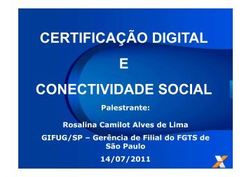 Conectividade Social – Obrigatoriedade para o FGTS - Fiesp