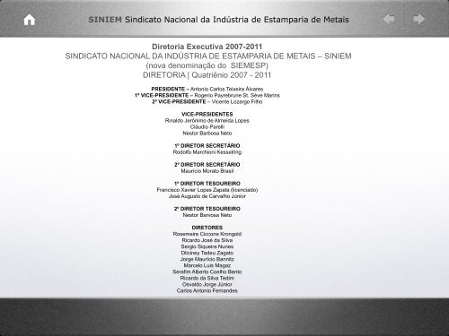 Sindicato Nacional da Indústria de Estamparia de Metais - Fiesp