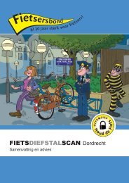 Fietsdiefstalscan Dordrecht samenvatting en advies - Fietsberaad