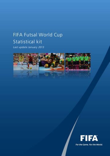 Statistical Kit - FIFA Futsal World Cup 2012 - post event - FIFA.com