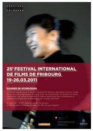 25 FEStIval INtERNatIONal DE FIlmS DE FRIbOuRG 19-26.03.2011
