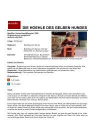 Die Höhle des gelben Hundes