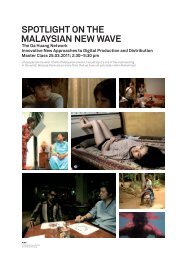 Spotlight on the MalaySian new wave - Festival International de Film ...