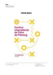 Pressbook - Festival International de Film de Fribourg