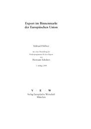 Export im Binnenmarkt der Europäischen Union - FiFo Ost