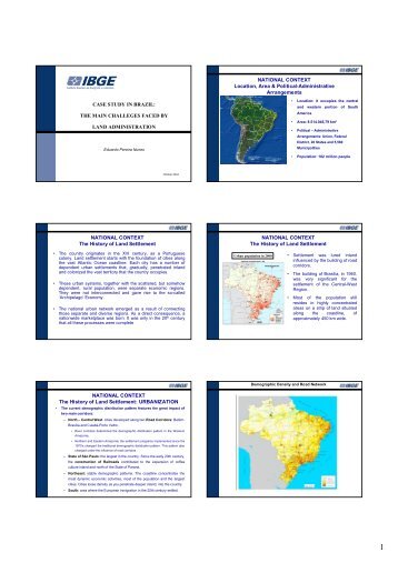 CASE STUDY IN BRAZIL: THE MAIN CHALLEGES FACED BY ... - FIG