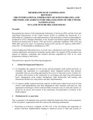 Memorandum of Understanding, 2002 - FIG