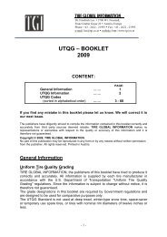 UTQG – BOOKLET 2009