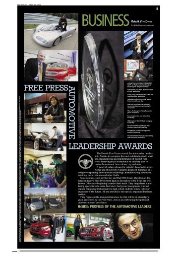 Free Press Automotive Leadership Awards - The Fighting Pi