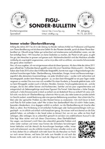 FIGU-Sonder-Bulletin Nr. 72