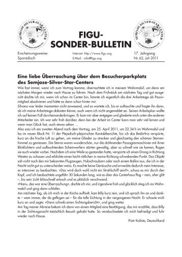 FIGU-Sonder-Bulletin Nr. 62
