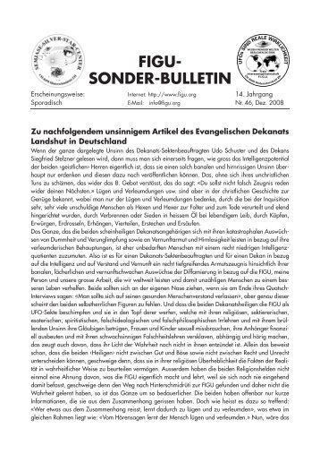 FIGU-Sonder-Bulletin Nr. 46