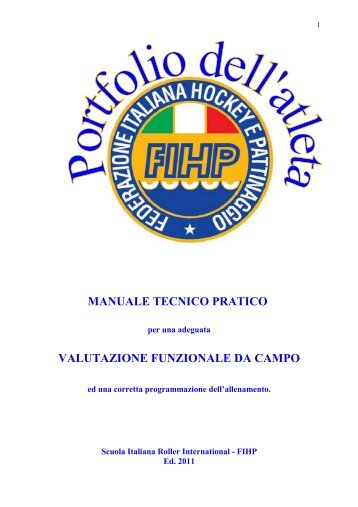 porfolio dell'atleta - Federazione Italiana Hockey e Pattinaggio