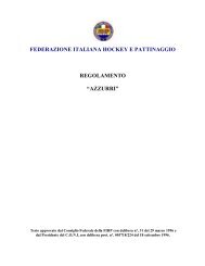 azzurri - Federazione Italiana Hockey e Pattinaggio