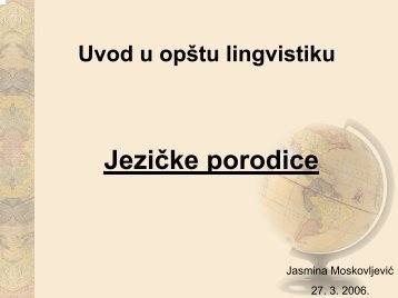 Jezičke porodice