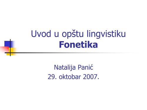 Fonetika 2