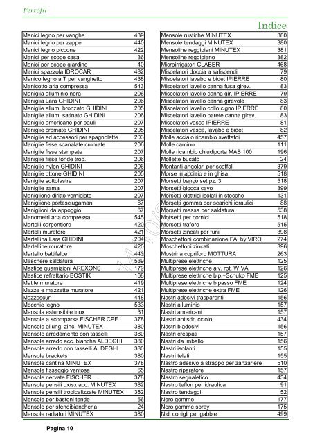 Catalogo Ferrofil 14/10/2013