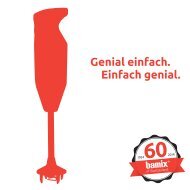 bamix: Genial einfach. Einfach genial.