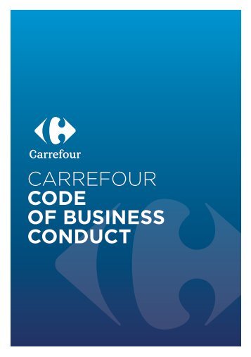 CARREFOUR CODE OF BUSINESS CONDUCT - Filcams