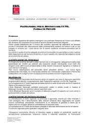 Farmacie Private - Ipotesi Piattaforma Unitaria ... - Filcams - Cgil