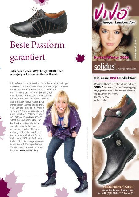 Zeitschrift lesen... - Gesunde Schuhe