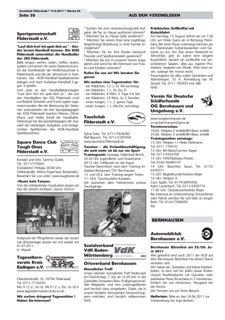 Publ filderstadt Issue kw24 Page 1 - Stadt Filderstadt