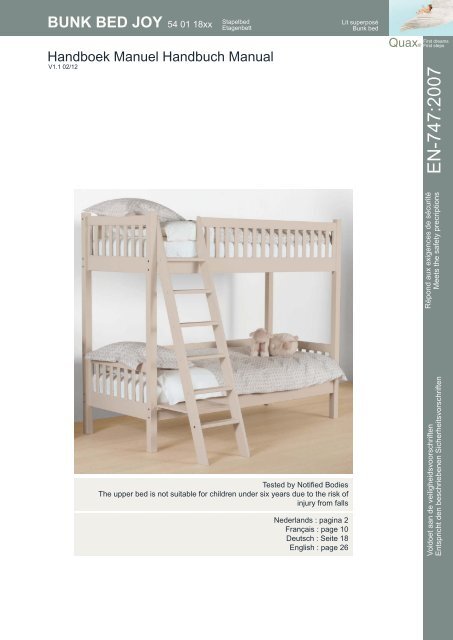 BUNK BED JOY - File dans ta chambre