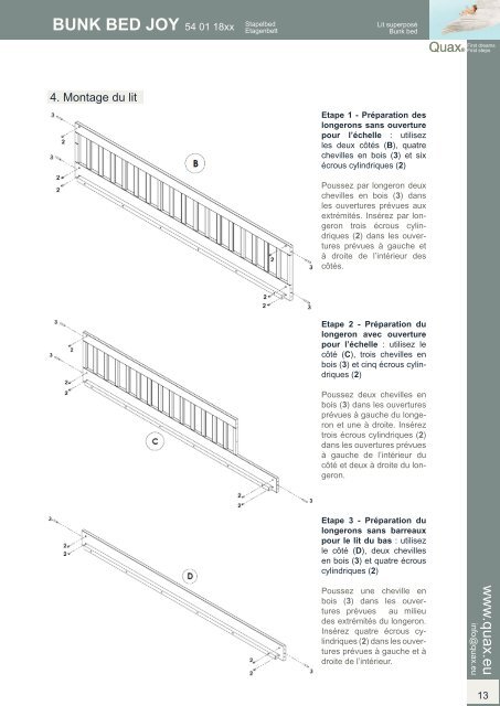 BUNK BED JOY - File dans ta chambre